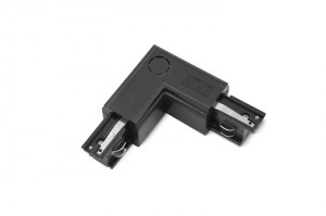 Łącznik L lewy do systemu 3 fazowego natynkowego kolor czarny AZ2985 Azzardo