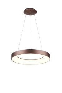 Lampa wisząca SANTANA PENDANT 80 CCT Brązowy / Biały Sterowana pilotem AZ5011 AZzardo