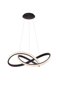 Lampa wisząca INFINITY 80 CCT Czarny Sterowana pilotem AZ5096 AZzardo