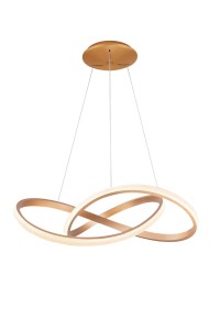 Lampa wisząca INFINITY 80 CCT Złoty / biały Sterowana pilotem AZ5097 AZzardo