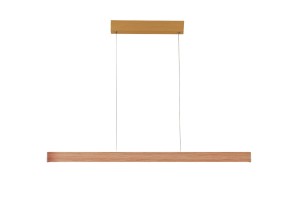 Lampa wisząca OLIVIER 120 3000K DIMM (10W+40W) Drewno / biały AZ5106 AZzardo