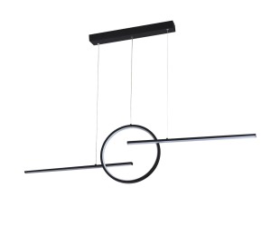 Lampa wisząca LAUREN 3-STEP DIMM Czarny AZ5257 AZzardo