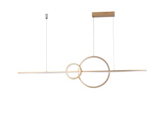 Lampa wisząca SARA 3-STEP DIMM Złoty / biały AZ5260 AZzardo