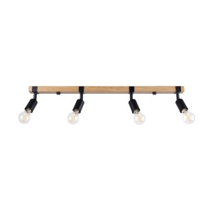 Plafon ZUCA 4 czarny E27 4x15W IP20 SL.1298 SOLLUX