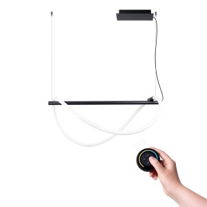 Lampa wisząca GALAKSE 84 czarna LED 2700-6500K TH.279 Sollux Lighting