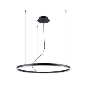 Żyrandol ODA 80 czarny LED 4000K TH.282 Sollux Lighting