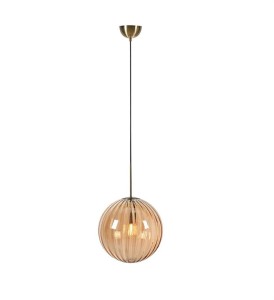 FENGARI Pendant 1L Antique Brass/Amber 108763