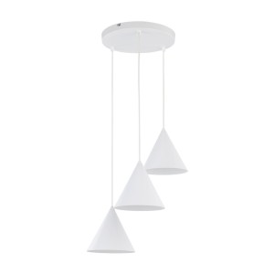 CONO WHITE LAMPA WISZĄCA 3 KOŁO 10012 TK Lighting