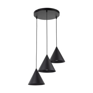 CONO BLACK LAMPA WISZĄCA 3 KOŁO S 10067 TK Lighting