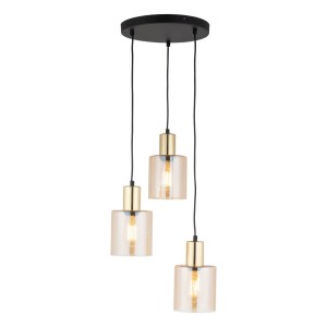 SIERRA GOLD LAMPA WISZĄCA 3 PŁ 6667 TK Lighting