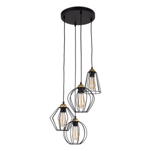 GALAXY BRASS LAMPA WISZĄCA 4 PŁ 2713 TK Lighting