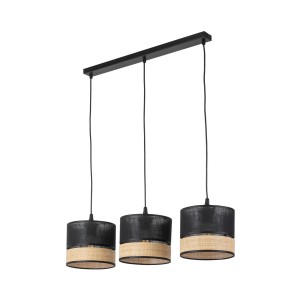 PAGLIA NEW BLACK LAMPA WISZĄCA 3 PŁ LISTWA 4769 TK Lighting