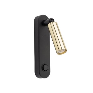 ENZO BLACK GOLD KINKIET 1 6623 TK Lighting