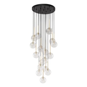 NILOS BLACK / GOLD LAMPA WISZACA 17 5945 TK Lighting