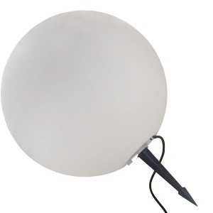 Lampa ogrodowa Gaja 50 cm biała 1xE27 Light Prestige