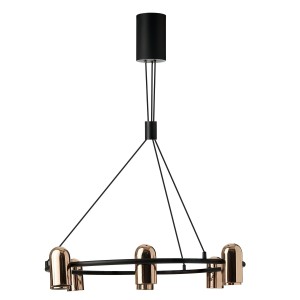 Lampa wisząca VIVI PENDANT 8 GO/BK AZ5731 AZzardo