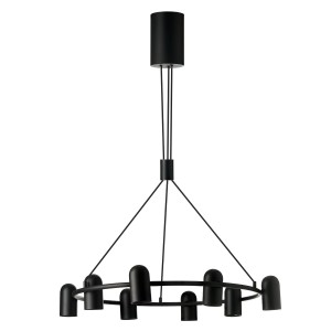 Lampa wisząca VIVI PENDANT 8 BK/BK AZ5732 AZzardo