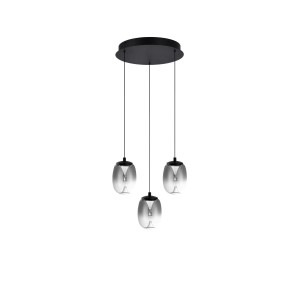 Lampa wisząca PAMELA 11 ROUND 3 SMOKY AZ6268 AZzardo