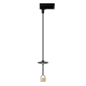 Baza lampa wisząca system 1 fazowy LUCAS BASE TRACK 1 LINE GU10 BK AZ6101 AZzardo