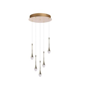 Lampa wisząca DALMA 5 ROUND GO AZ6008 AZzardo