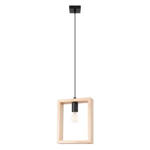 Lampa wisząca ARIES naturalne drewno SL.1310 SOLLUX