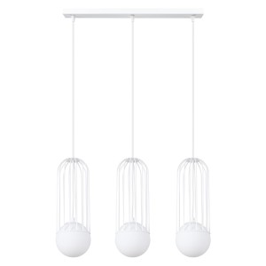 Lampa wisząca BRINA 3L biała SL.1333 SOLLUX