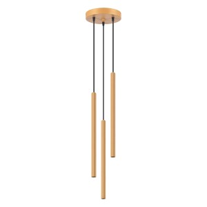 Lampa wisząca ARCHE 3P złota SL.1342 SOLLUX