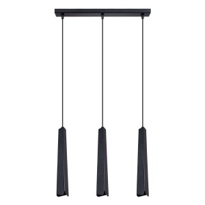 Lampa wisząca PRYSM 3L czarna SL.1402 SOLLUX