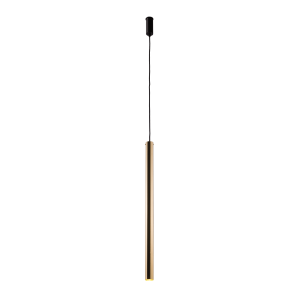 Lampa wisząca Akadi 1 - Mosiądz polerowany-czarna (700 mm) 8883 Antigo/Amplex
