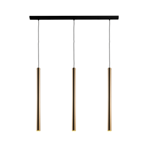 Lampa wisząca Akadi 3 - Mosiądz polerowany-czarna (700 mm) 8885 Antigo/Amplex