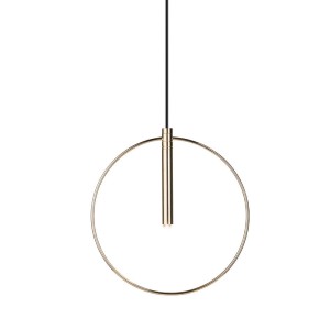 Lampa wisząca Faro okrąg - Mosiądz polerowany (320 mm) 8290 Antigo/Amplex