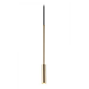 Lampa wisząca Lara 1 - Mosiądz polerowany-czarna (1700 mm) 8346 Antigo/Amplex