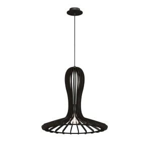 Lampa wisząca Rina - Czarna sklejka (460 mm) 5021 Antigo/Amplex