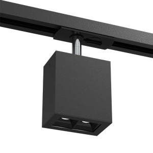 Spot A - Glare track 2 - Czarny - Szynoprzewód 1F 230V 3000K 6318 Antigo/Brosline