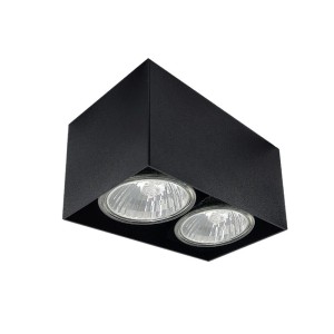 Plafon Cage out mini 0-2 - Czarny (70 mm) 1076 Antigo/Brosline