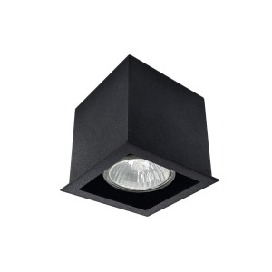 Plafon Cage out mini 1-1 - Czarny (70 mm) 1078 Antigo/Brosline
