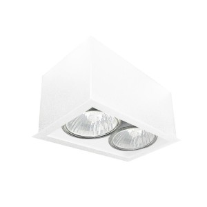 Plafon Cage out mini 1-2 - Biały (70 mm) 1081 Antigo/Brosline