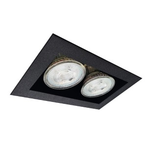 Lampa wpuszczana Cage in mini 1-2 - Czarna 3034 Antigo/Brosline