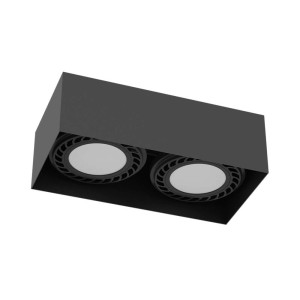Plafon Cage out 0-2 - Czarny (85 mm) 1269 Antigo/Brosline