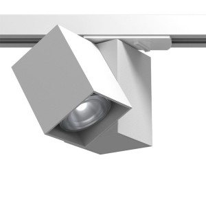 Spot Cube track 1 - Biały - Szynoprzewód 1F 230V 6261 Antigo/Brosline