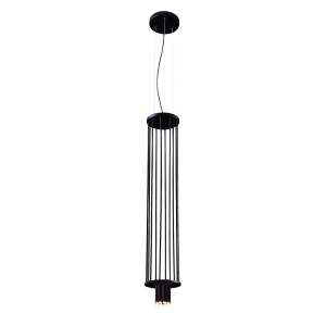 Lampa wisząca IHI - Czarna (2640 mm) 9007 Antigo/Dohar
