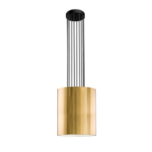 Lampa wisząca IHI - Czarna-mosiężny (480 mm) 9492 Antigo/Dohar