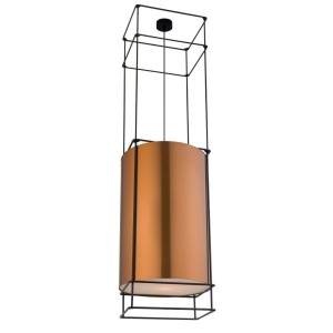 Lampa wisząca PAA - Czarna-miedziany (400 mm) 9552 Antigo/Dohar