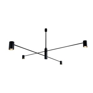 Lampa wisząca Dakata 4 - Czarna 5636 Antigo/Shilo
