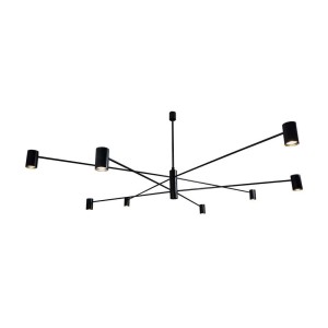 Lampa wisząca Dakata 8 - Czarna 5640 Antigo/Shilo