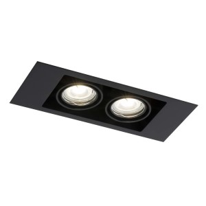 Lampa wpuszczana Ebino 2 - Czarna 3306 Antigo/Shilo