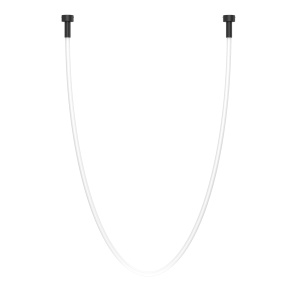 Lampa wisząca podtynkowa Hebi – Czarna (2860 mm) 4000K 3021 Antigo/Shilo