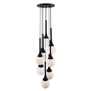 Lampa wisząca Jun 8 - Czarna (320 mm) 5171 Antigo/Shilo