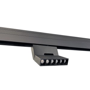 Spot magnetyczny Komatsu dot move - Czarny - 48V 6W 480lm (112 mm) 3000K 6595 Antigo/Shilo