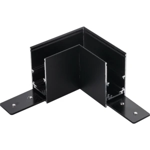 Łącznik L natynkowy szynoprzewodu magnetycznego Komatsu 48V - Czarny 6517 Antigo/Shilo